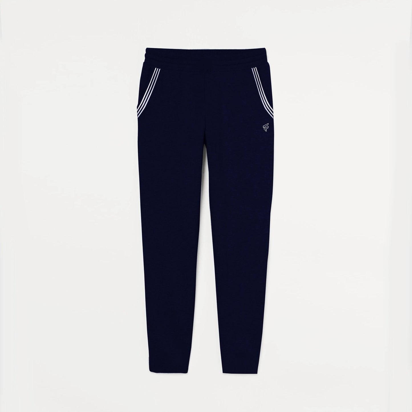 Summer Navy Duo-W Stripe Trousers