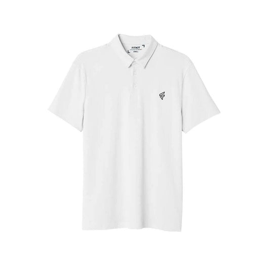 Solid White Polo